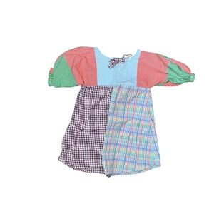 VTG Hand Made‎ Patchwork Dress little girls size 3T (see pics for more info)